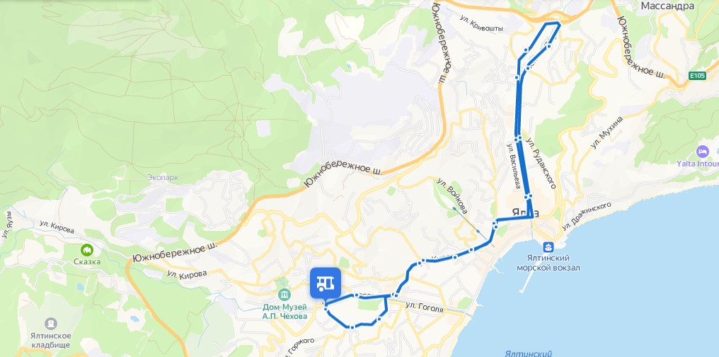 Самый длинный троллейбусный маршрут в мире.
 